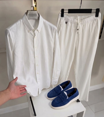 Linen Ease Top & Bottom Set – Everyday Luxe