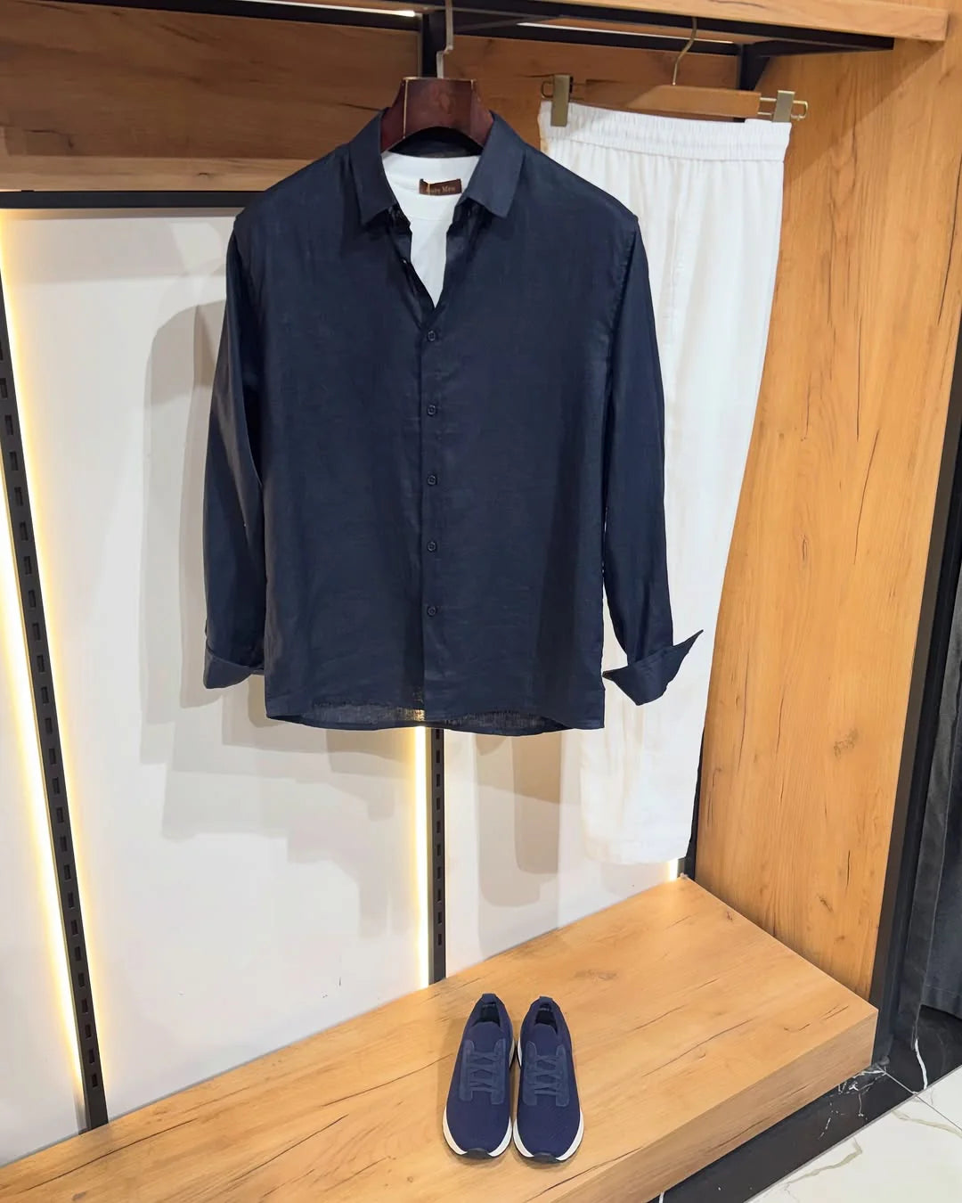 The Minimalist Heritage Linen Top & Bottom Set