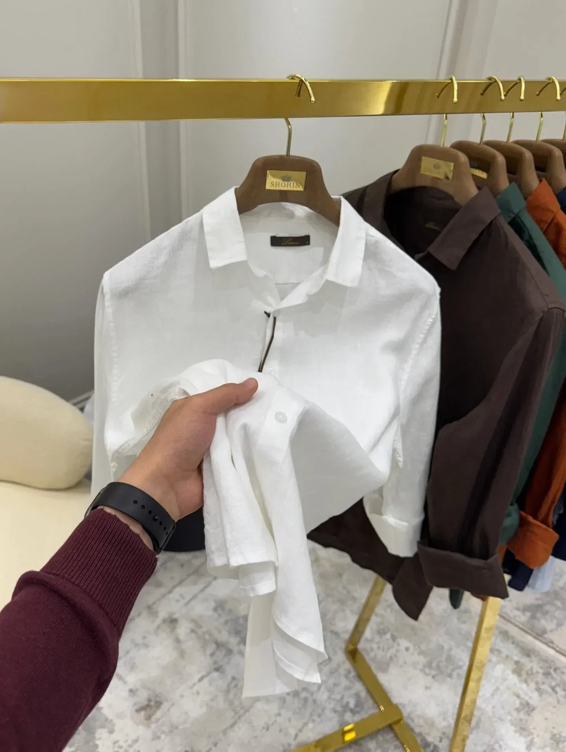Luxury Edition Linen Shirt - Brown