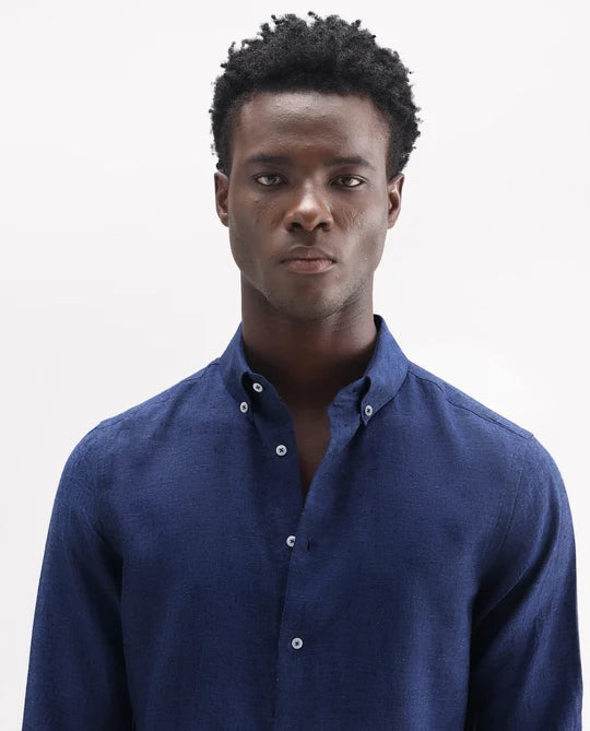 The Linen - Lyocell Shirt - Navy