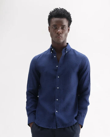 The Linen - Lyocell Shirt - Navy