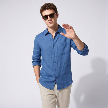 The Linen - Lyocell Shirt - Blue
