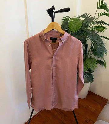 The Hampton Linen Shirt - Luxury Edition - Dusty