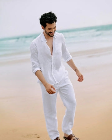 The Monarch Luxury Linen Co-ord Set