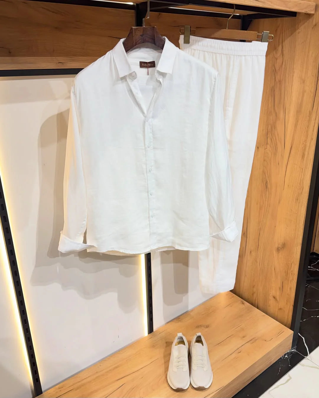 Signature Linen Top & Bottom Set - Effortless Style